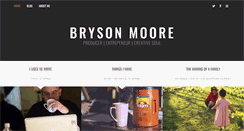 Desktop Screenshot of brysonmoore.com