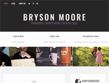 Tablet Screenshot of brysonmoore.com